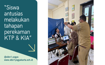 Perekaman KTP el dan permohonan KIA di SLB Negeri 1 Yogyakarta